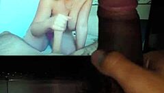 Step Sister's BFF Lotion Rub Gets Massive Cum Tribute Blast