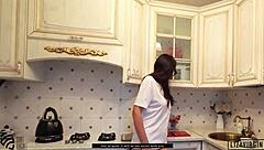 i'm craving hard kitchen sex after making breakfast