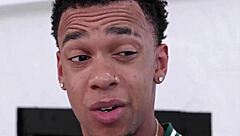 petite milf samples boyfriend's big black cock pov