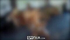 Spyfam: Stud Catches Blondes Licking Pussy in Hidden Cam Threesome Facial