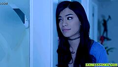 Savannah Sixx Slobs Stepdad's Huge Cock