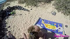 Sun Sand Seduction: Scandalous POV Doggystyle Beach Pounding
