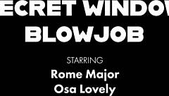 osa lovely takes rome major's facial right through the window, damn