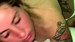 blonde latina deepthroat blowjob bent over black anal doggystyle