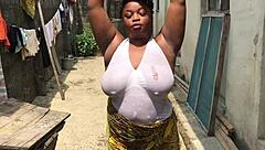 real naija homemade outdoor tits bouncing?