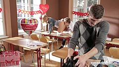 Lucy li and violette pink rough ride monster cocks hardcore group