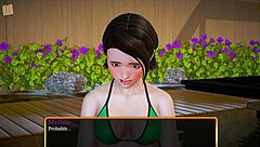 Redhead teen plays erotic homemade tit tease game