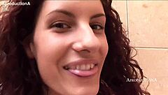 lee anna's all golden showers pee mouthful outdoor wet pussy!