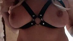 Risky Naked Blonde Walk Flashes Tits Outdoors