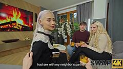 Swap4k Wife Swap Threesome Cock Ride