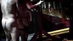 Busty Brunette Sucks Cock Before Doggystyle Pussy Pounding