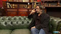 i love how this sexy blonde with big boobs gets drilled everywhere