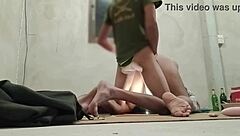 Whoa, big dick anal reverse cowgirl pounds pussy and ass!