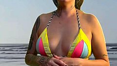 i teased beach waiter hard begged to grope his throbbing bulge