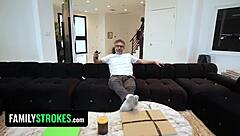 redhead flexible skinny milf double bred bent over kitchen doggystyle