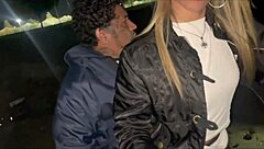 wife cheats beachside doggystyle cumshot on husband's friend