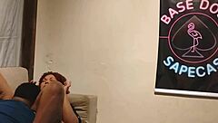 Creampie fills tight wet pussy moaning swollen lips