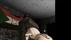 blonde slut deepthroats cock in roblox condo passionately