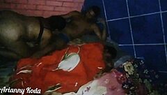 brazilian chubby latina sucks big cock next to auntie