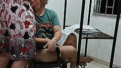 colombian curvy babe trades homework for rough ass fuck