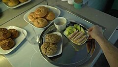 ebony babe romy indy pov fucks in steamy shower