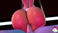 Lola Bunny's Big Ass Rides Bugs's Thick Cock Wildly