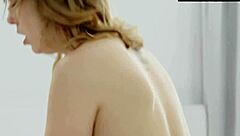 Elegant Blonde Casey in Stockings Shares Passionate Raw Lovemaking with Boyfriend