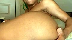 Watch me tease finger my pretty black ebony asshole and big pussy closeup