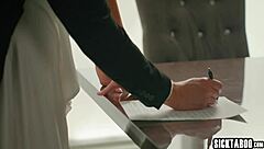 naughty bride gizelle blanco's big ass pounded hard sloppy deepthroat