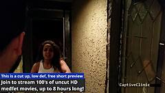 sheila daniels gives kinky nurse treatment with handcuffs and latex