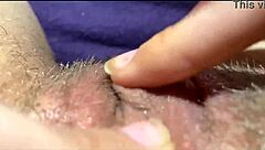 Huge clit jerked to orgasm