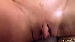 Blonde milf babe's interracial group bang ends in massive facial cumshots