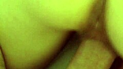 slamming my girlfriend's tight pussy with monster cock creampie