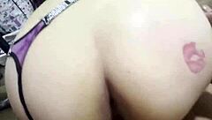 brazilian bbw latina's big ass tempts in public street casting