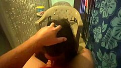 wife sneaks hotel balcony blowjob from stranger