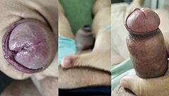 Best Cumshots Jerking Small Foreskin Cock