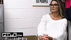 caught milf shoplifting fucked her pussy hard