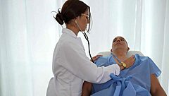 doctor ashley sanz, fuck me hard to cure this pain now