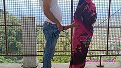 bengali hot bhabhi outdoor sex pink saree thief