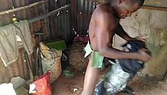 big cock cums on curvy mommy's fat ass