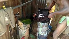 big cock cums on curvy mommy's fat ass