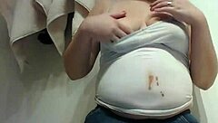 mmm chubby belly slob craves that messy chocolate fetish