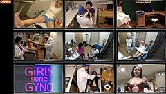 Stefania Mafra's latex nurse fetish tickles patient in hospital