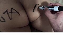 sexy latina santa dildo fucks herself hard