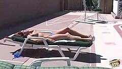 redheads pool chill turns hardcore anal creampie finish