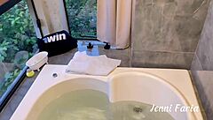 hey 18yo hottie seduces dilf bathtub fuck fun