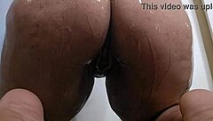 Watch her squirt hard doggystyle on massive toy