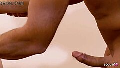 skinny blonde 18yo seduces big dick for deep anal cumshot