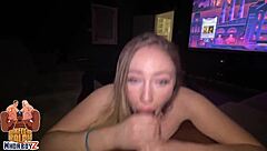 Slutty Canadian Pawg Gulps BBC Cum After Movie Night Fuck!