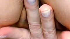 i love massaging my meaty shaved pussy when horny